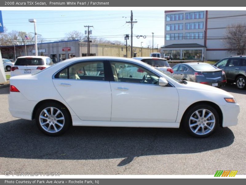 Premium White Pearl / Parchment 2008 Acura TSX Sedan