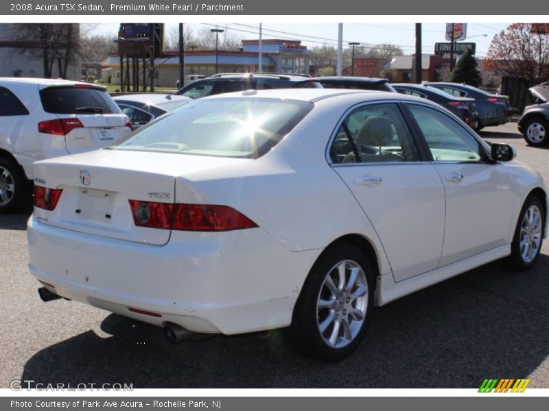Premium White Pearl / Parchment 2008 Acura TSX Sedan