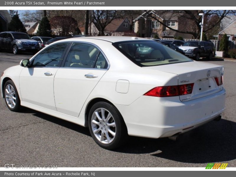 Premium White Pearl / Parchment 2008 Acura TSX Sedan
