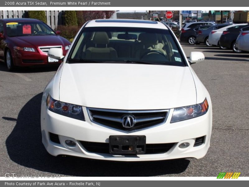 Premium White Pearl / Parchment 2008 Acura TSX Sedan