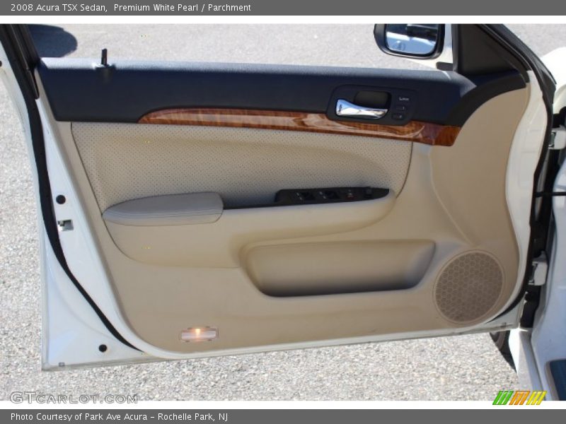 Premium White Pearl / Parchment 2008 Acura TSX Sedan