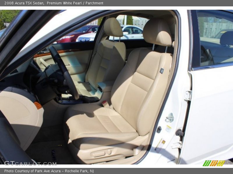 Premium White Pearl / Parchment 2008 Acura TSX Sedan