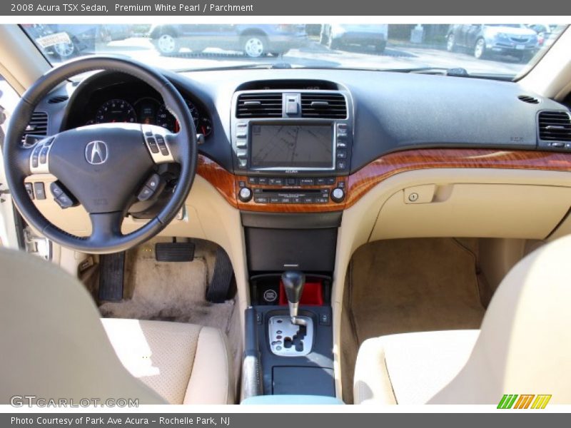Premium White Pearl / Parchment 2008 Acura TSX Sedan