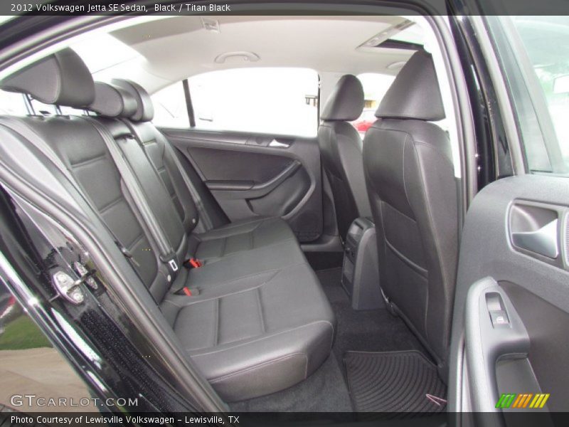 Black / Titan Black 2012 Volkswagen Jetta SE Sedan