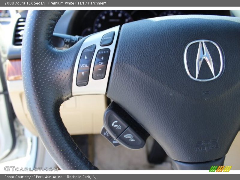 Premium White Pearl / Parchment 2008 Acura TSX Sedan