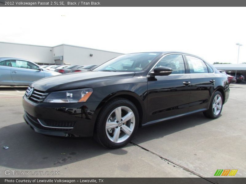 Black / Titan Black 2012 Volkswagen Passat 2.5L SE