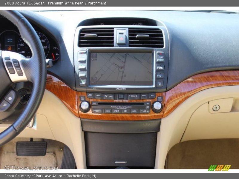 Premium White Pearl / Parchment 2008 Acura TSX Sedan