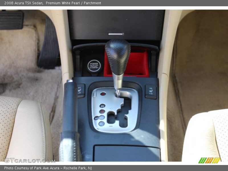 2008 TSX Sedan 5 Speed Automatic Shifter