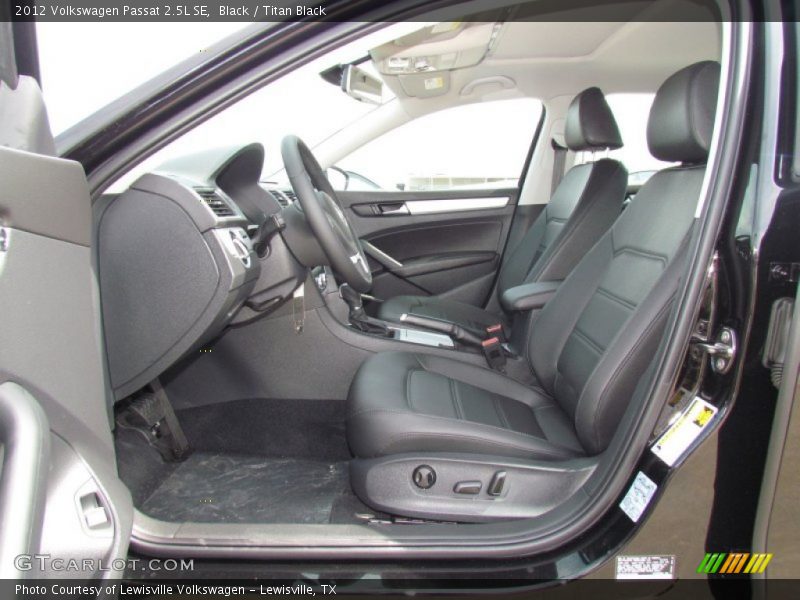 Black / Titan Black 2012 Volkswagen Passat 2.5L SE