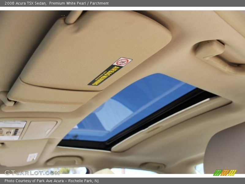 Premium White Pearl / Parchment 2008 Acura TSX Sedan