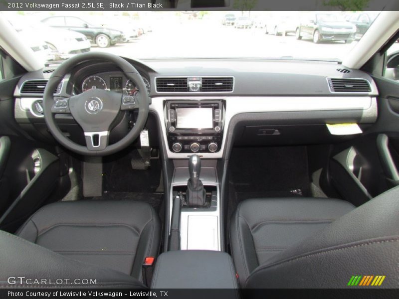 Black / Titan Black 2012 Volkswagen Passat 2.5L SE