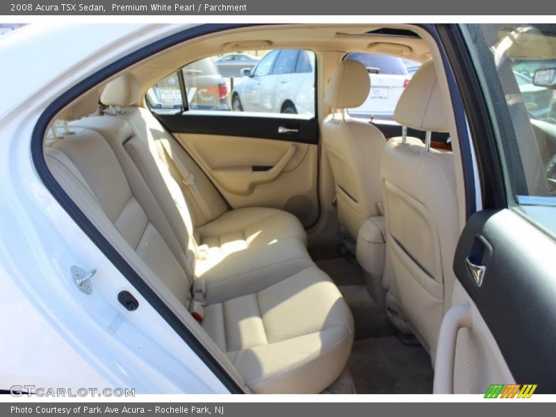 Rear Seat of 2008 TSX Sedan