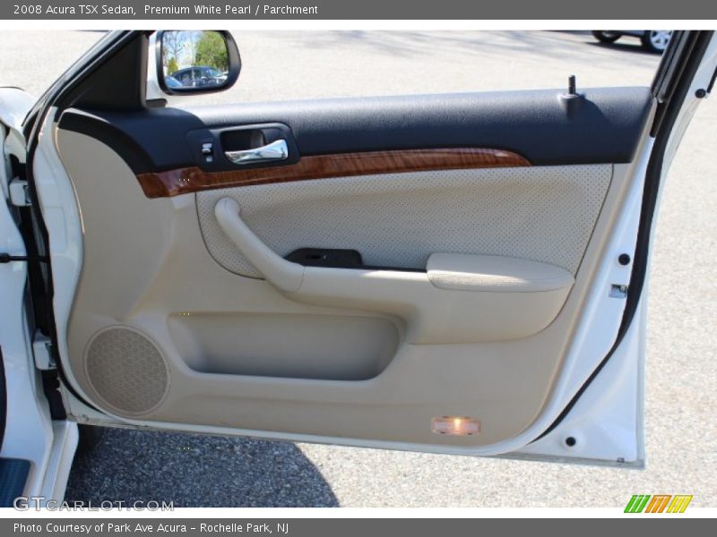 Premium White Pearl / Parchment 2008 Acura TSX Sedan