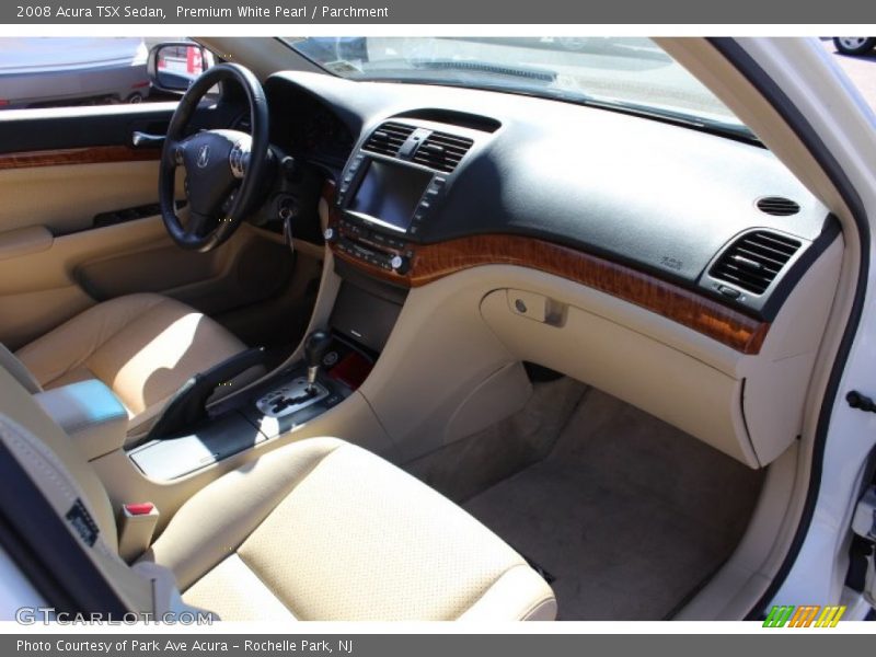 Premium White Pearl / Parchment 2008 Acura TSX Sedan