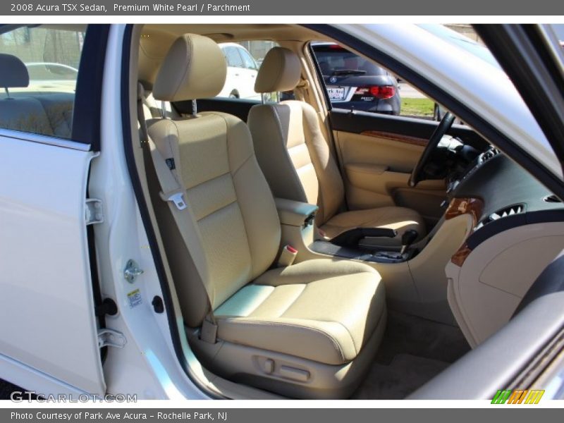 Premium White Pearl / Parchment 2008 Acura TSX Sedan