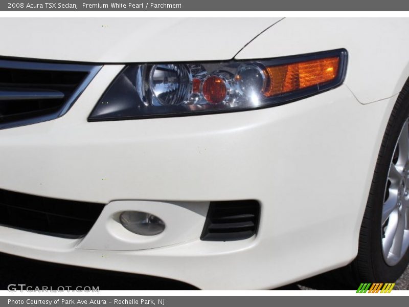 Premium White Pearl / Parchment 2008 Acura TSX Sedan