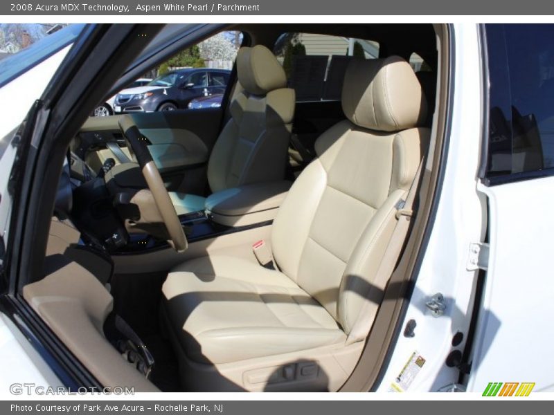 Aspen White Pearl / Parchment 2008 Acura MDX Technology