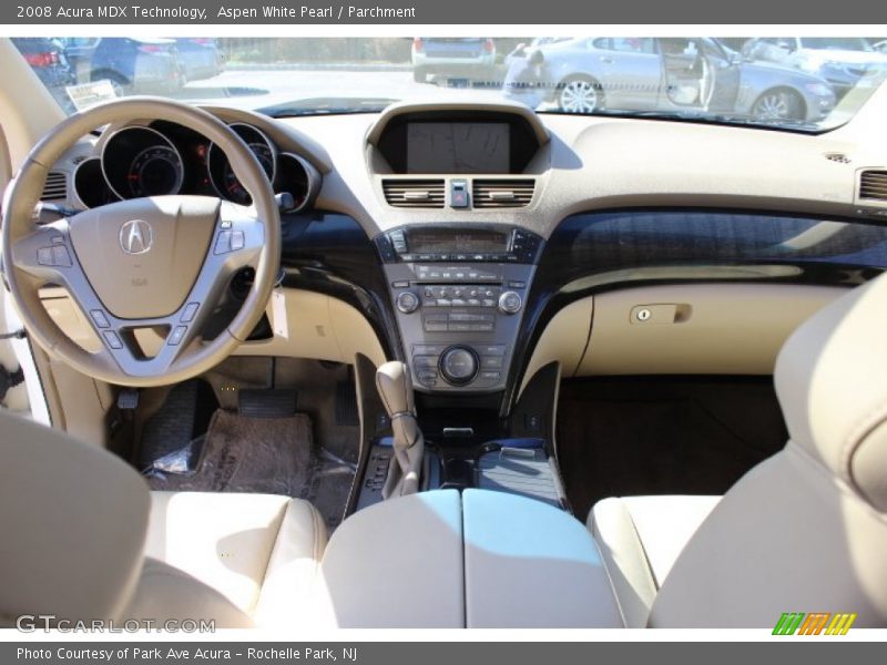 Aspen White Pearl / Parchment 2008 Acura MDX Technology