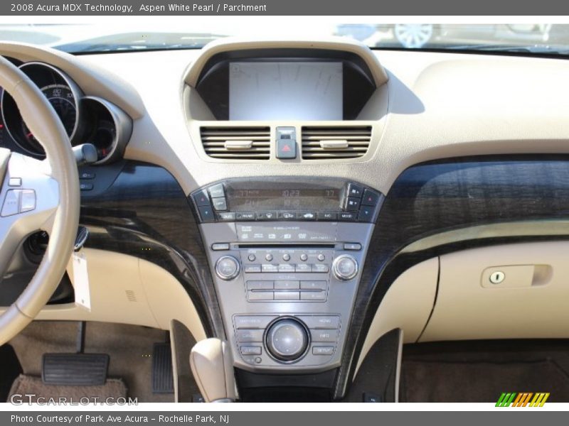 Aspen White Pearl / Parchment 2008 Acura MDX Technology