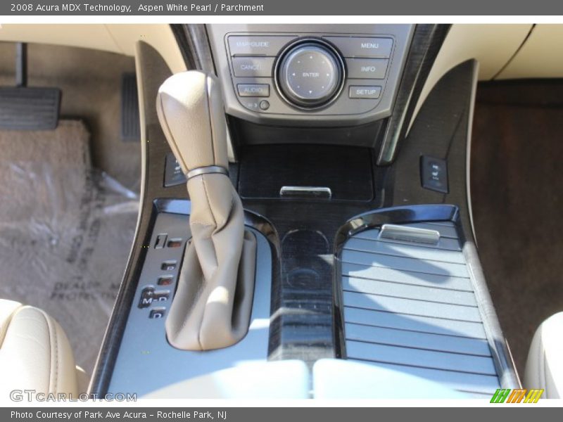 Aspen White Pearl / Parchment 2008 Acura MDX Technology