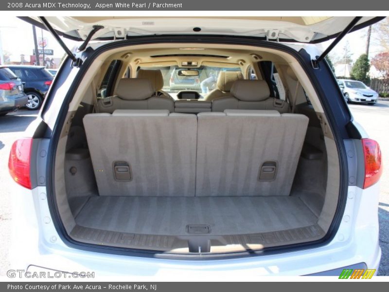 Aspen White Pearl / Parchment 2008 Acura MDX Technology