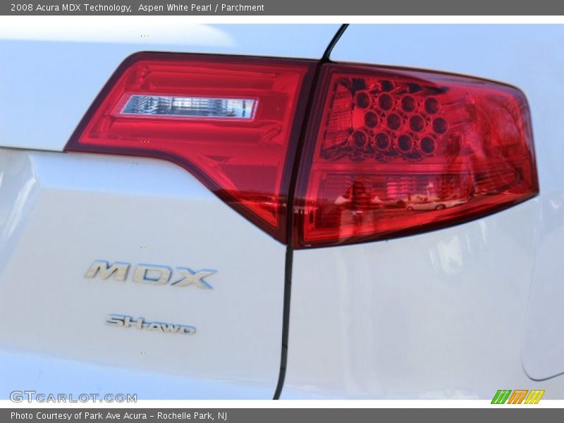 Aspen White Pearl / Parchment 2008 Acura MDX Technology
