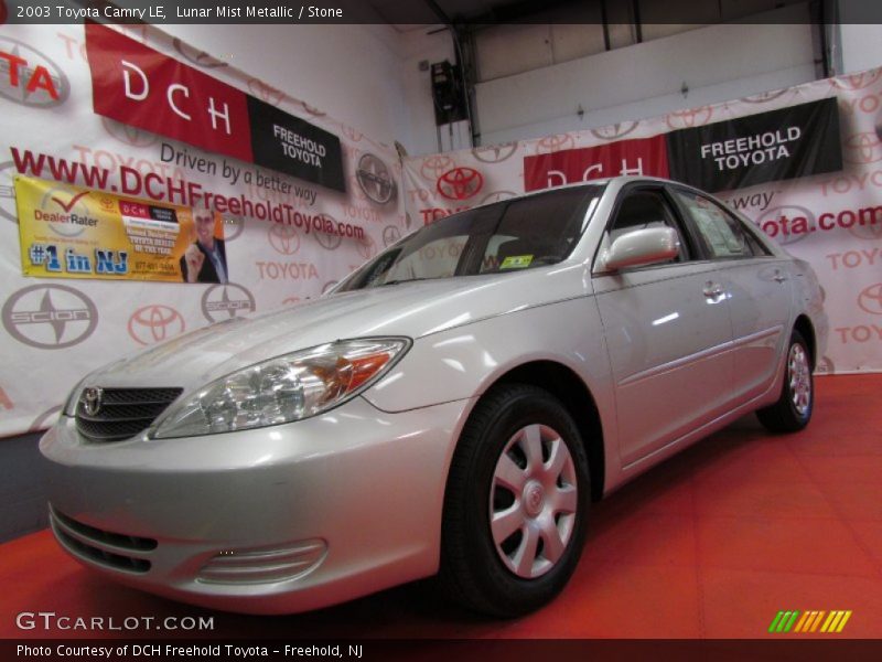 Lunar Mist Metallic / Stone 2003 Toyota Camry LE