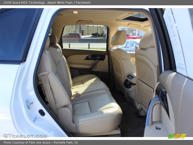 Aspen White Pearl / Parchment 2008 Acura MDX Technology