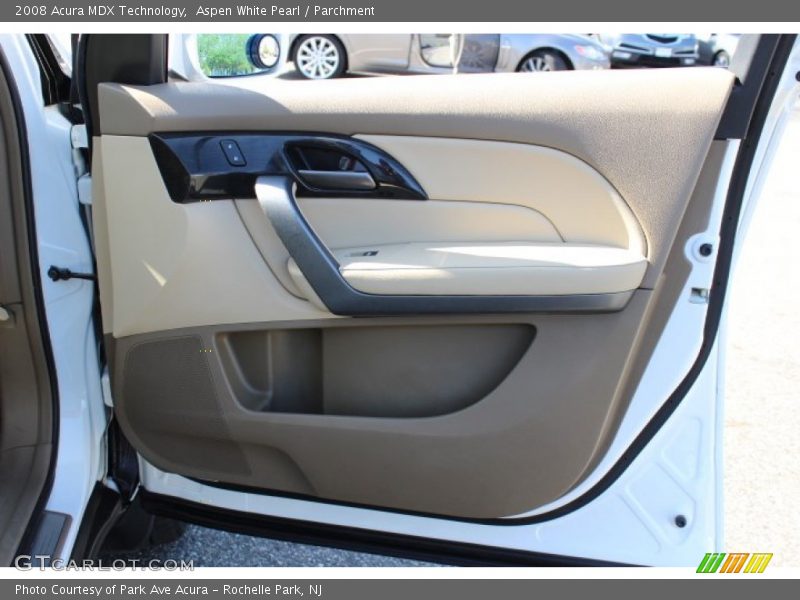 Aspen White Pearl / Parchment 2008 Acura MDX Technology