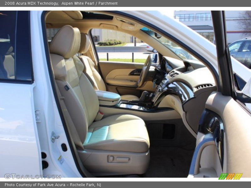 Aspen White Pearl / Parchment 2008 Acura MDX Technology