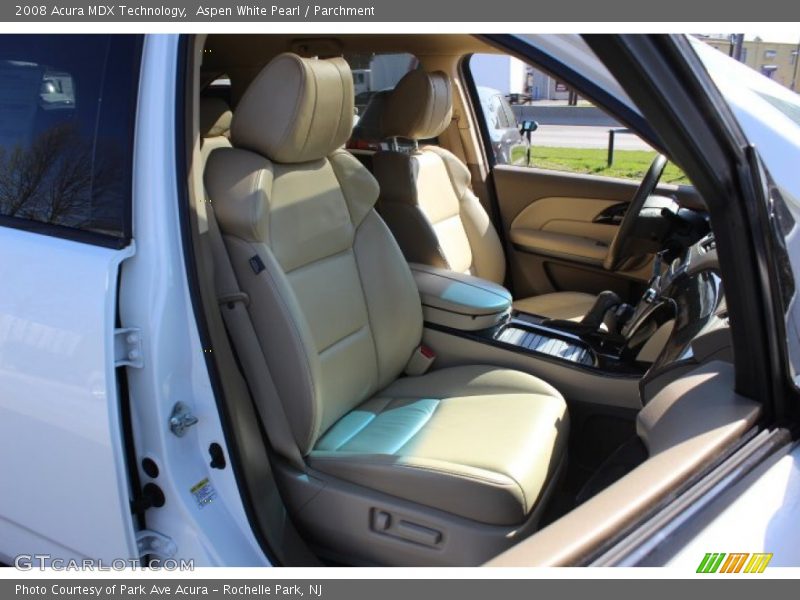 Aspen White Pearl / Parchment 2008 Acura MDX Technology