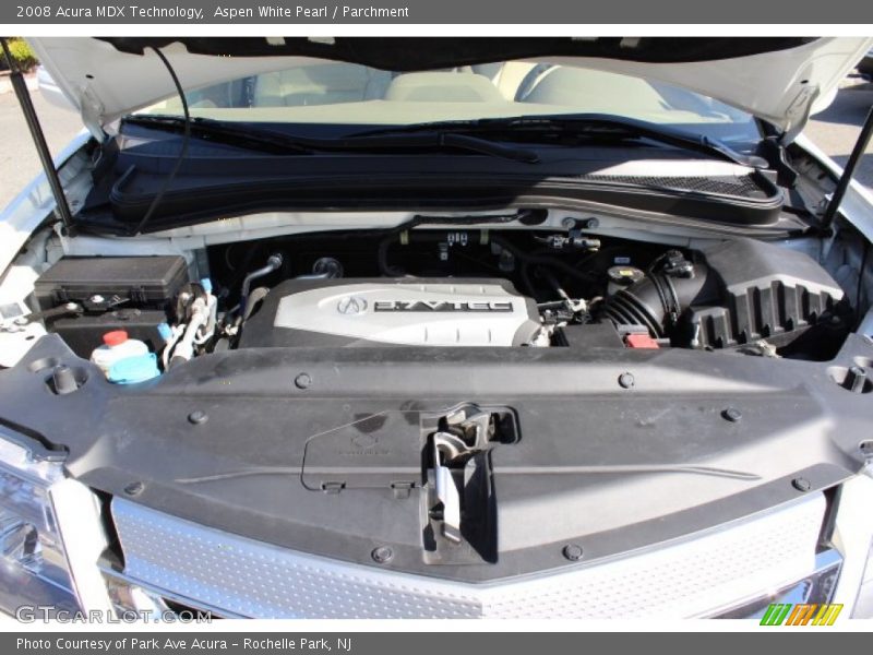 Aspen White Pearl / Parchment 2008 Acura MDX Technology
