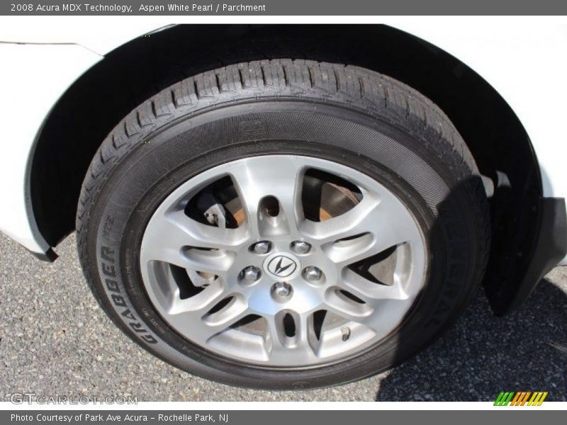 Aspen White Pearl / Parchment 2008 Acura MDX Technology