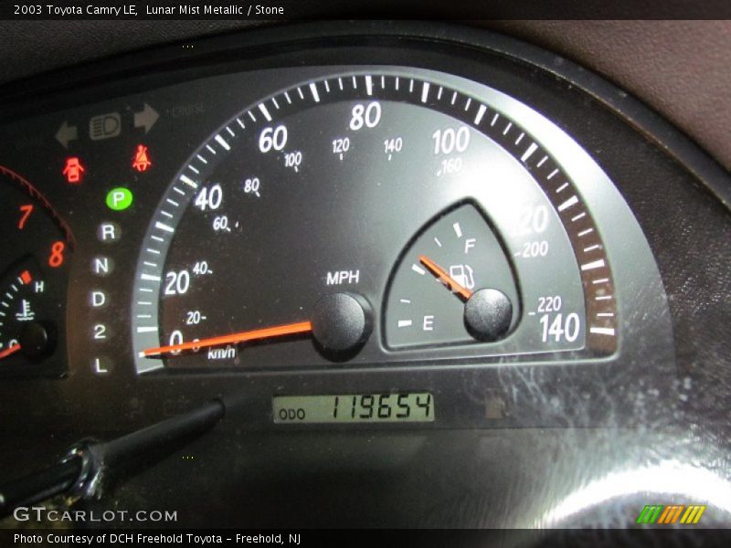 Lunar Mist Metallic / Stone 2003 Toyota Camry LE