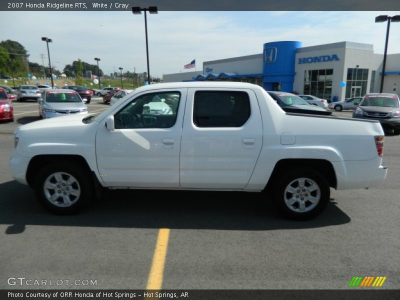 White / Gray 2007 Honda Ridgeline RTS