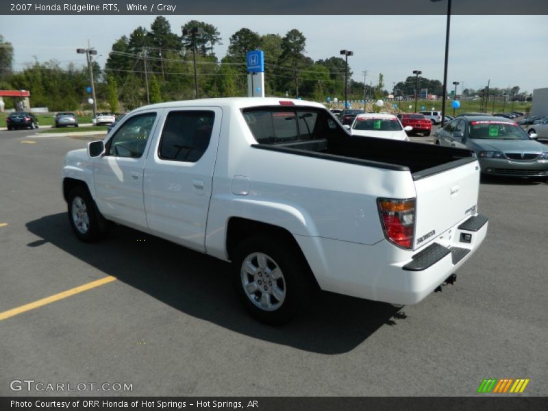 White / Gray 2007 Honda Ridgeline RTS