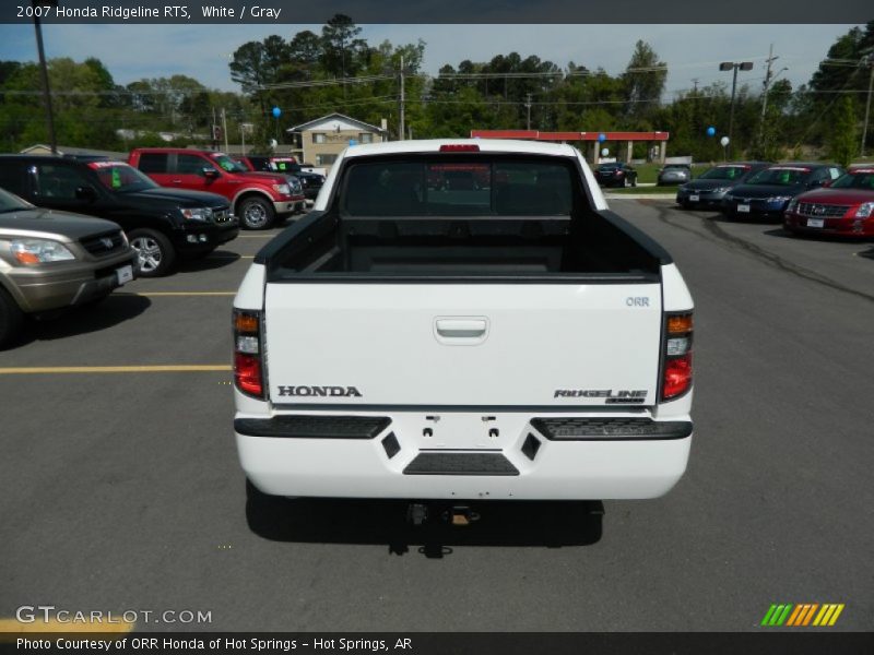 White / Gray 2007 Honda Ridgeline RTS