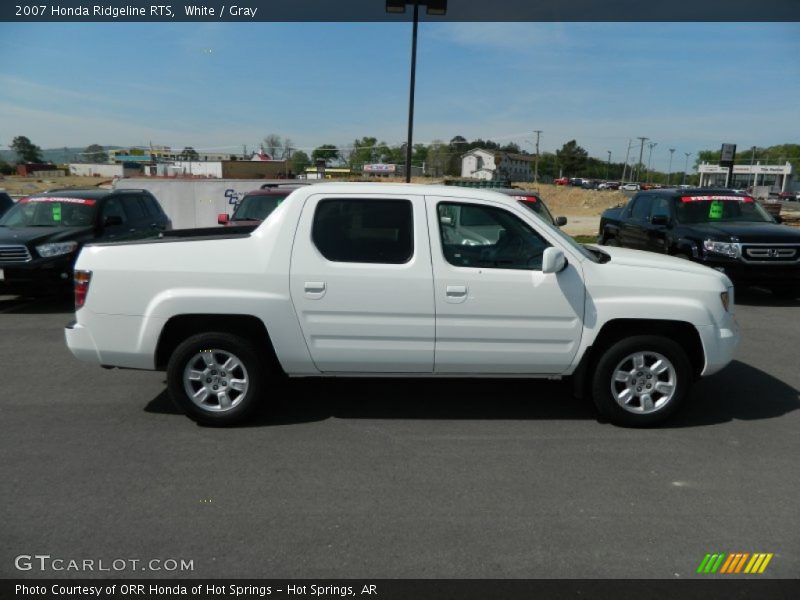White / Gray 2007 Honda Ridgeline RTS