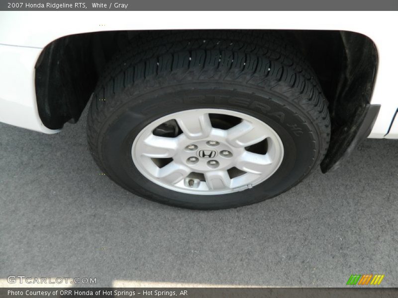White / Gray 2007 Honda Ridgeline RTS