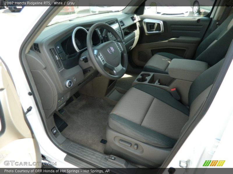White / Gray 2007 Honda Ridgeline RTS