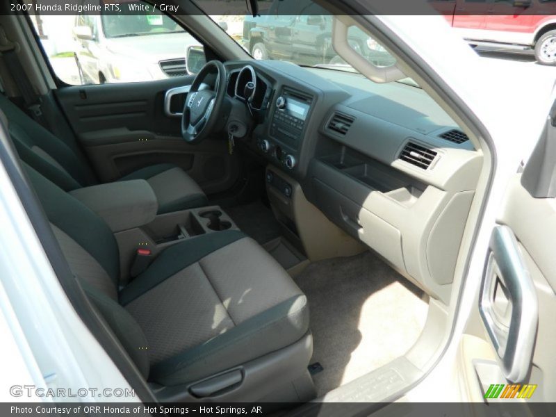 White / Gray 2007 Honda Ridgeline RTS