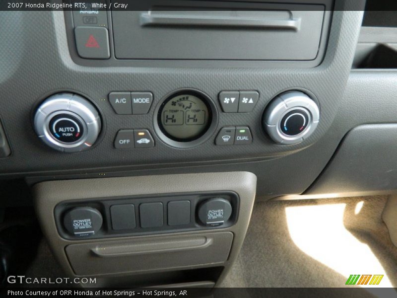 White / Gray 2007 Honda Ridgeline RTS