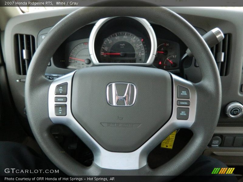 White / Gray 2007 Honda Ridgeline RTS