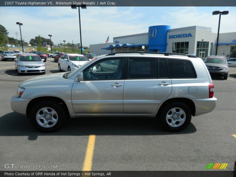 Millenium Silver Metallic / Ash Gray 2007 Toyota Highlander V6