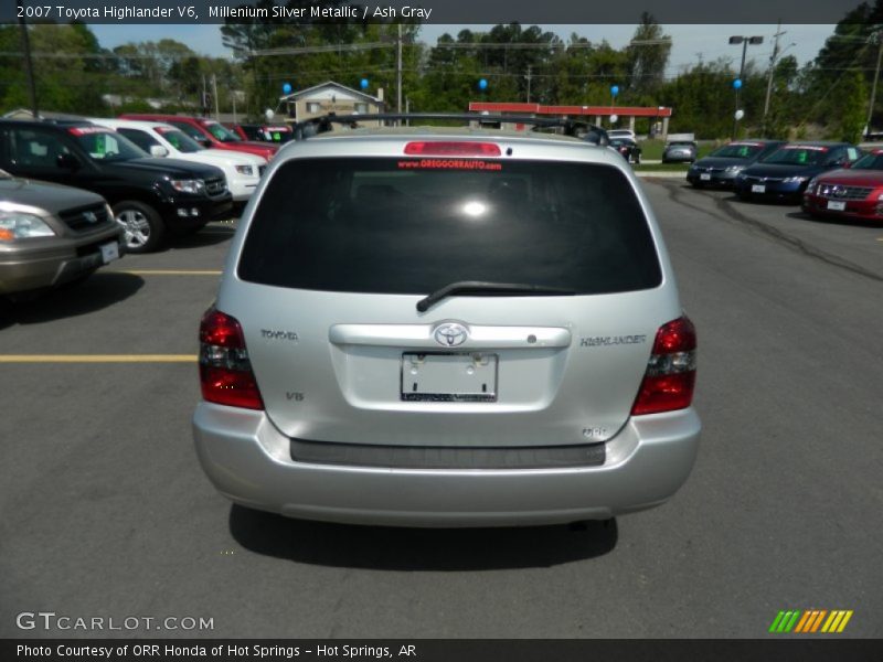 Millenium Silver Metallic / Ash Gray 2007 Toyota Highlander V6