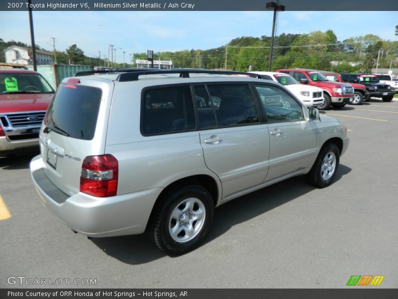 Millenium Silver Metallic / Ash Gray 2007 Toyota Highlander V6