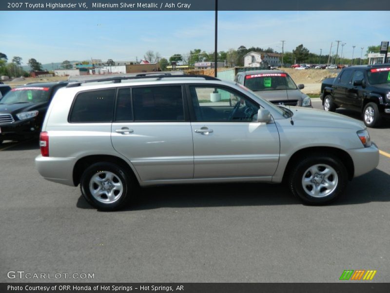 Millenium Silver Metallic / Ash Gray 2007 Toyota Highlander V6