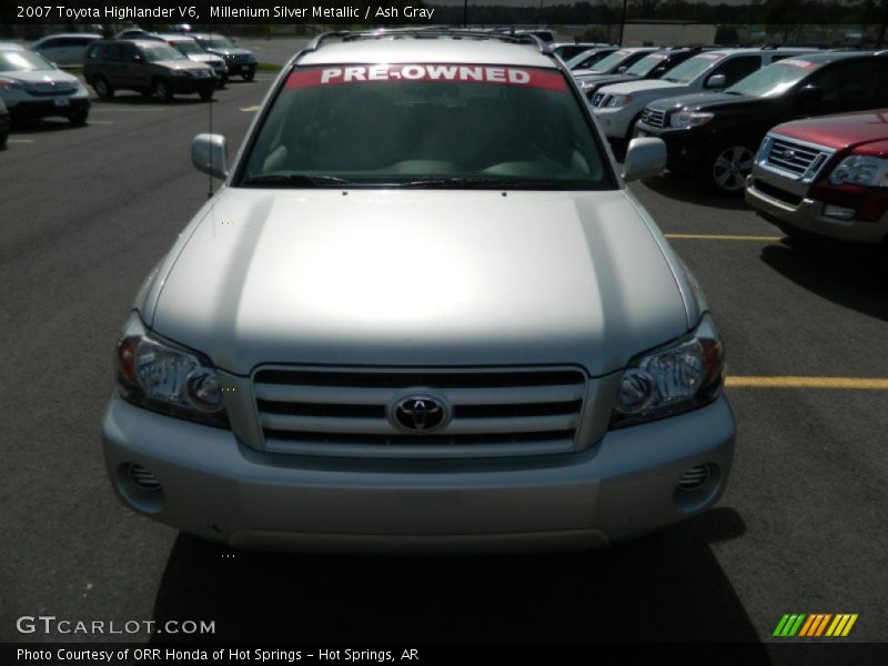 Millenium Silver Metallic / Ash Gray 2007 Toyota Highlander V6