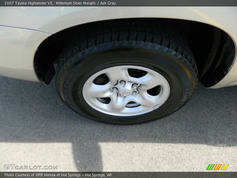 Millenium Silver Metallic / Ash Gray 2007 Toyota Highlander V6