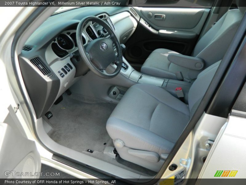 Millenium Silver Metallic / Ash Gray 2007 Toyota Highlander V6